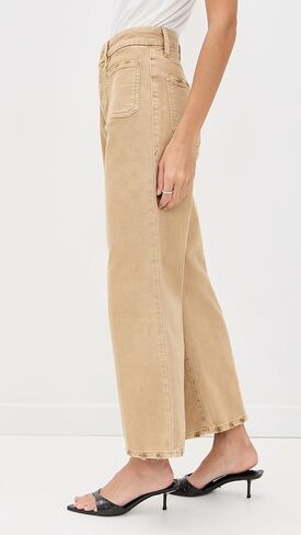Good American Women's Canvas Palazzo Cropped Pants in Saudi Arabia