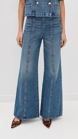 Danube Bianca Wide-Leg Jean by Ulla Johnson in Saudi Arabia