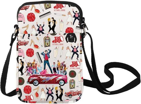 LEVLO Grease Musical Crossbody Bag Danny & Sandy Fans Gift Broadway Grease Shoulder Bag Grease Theatre Merch in Saudi Arabia
