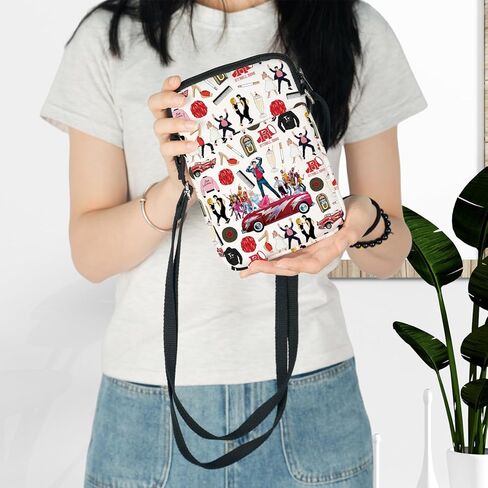 LEVLO Grease Musical Crossbody Bag Danny & Sandy Fans Gift Broadway Grease Shoulder Bag Grease Theatre Merch in Saudi Arabia