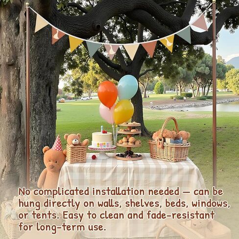 Lacama Goose Birthday Part Decorations，Baby Girls Boys Kids Room Decor, Funny Geese Triangle Bunting Banners for Farm Animal Baby Shower First Birthday Party Decorations，Kidroom in Saudi Arabia