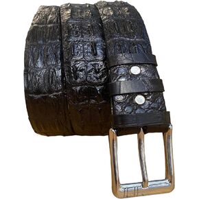 Genuine Alligator Leather Belts Buckle for Men, Crocodile Skin Belt for Mens in Saudi Arabia