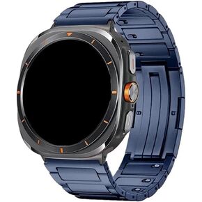 Titanium metal Bracelet Fit for Samsung Galaxy Watch Ultra 47mm Luxury Metal Strap Men No Gaps Watch Band Correa in Saudi Arabia