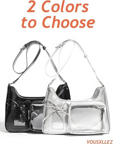 Ita Shoulder Bag For Women,Kawaii Shoulder Crossbody,Ita Messenger Bag,Pin,Cards and Dolls Display,Clear Purse in Saudi Arabia