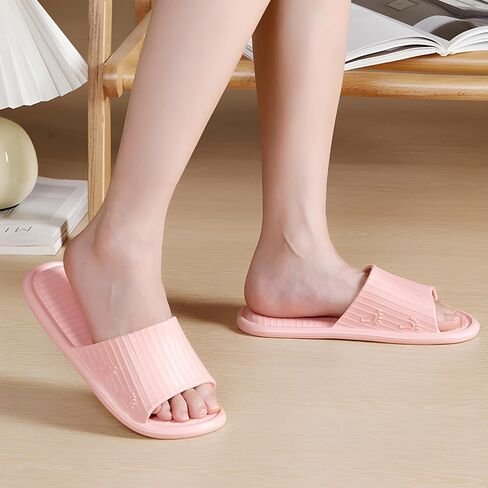 AYYDMY Comfort Shower Shoes, EVA Lightweight Soft Home Shower Slippers, Non Slip Bathroom Shoes for Women Men, Cushion Slide Sandals for Living Room Pool Gym SPA Indoor College Dorm in Saudi Arabia
