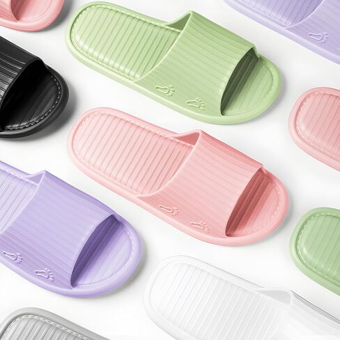 AYYDMY Comfort Shower Shoes, EVA Lightweight Soft Home Shower Slippers, Non Slip Bathroom Shoes for Women Men, Cushion Slide Sandals for Living Room Pool Gym SPA Indoor College Dorm in Saudi Arabia