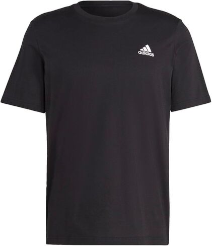 adidas Men's Essentials Single Jersey Embroidered Small Logo T-Shirt, Semi Green Spark, Large in Saudi Arabia