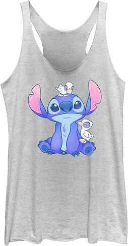 Women's Lilo & Stitch Hanging with Ducks Racerback Tank Top in Saudi Arabia