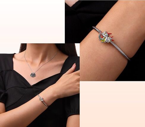 GNOCE How To Train Your Dragon Pendant Dangle Charm for Women, S925 Sterling Silver Dangle Charms for Women Wife, Valentine‘s Day, Mother’s Day Jewelry (Hideous Zippleback) in Saudi Arabia
