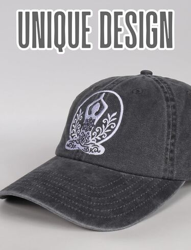 InnoBeta Yoga Gifts for Women, Yoga Instructor Teacher Gifts Cap Embroidered Adjustable Cap for Christmas Grey in Saudi Arabia