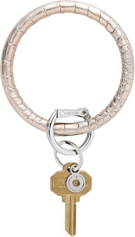 Oventure Leather Big O® Key Ring - سلسلة مفاتيح السوار الأصلية | حلقة مفاتيح أنيقة بدون استخدام اليدين ويمكن تقديمها كهدية للنساء in Kuwait