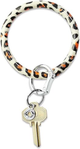 Oventure Leather Big O® Key Ring - سلسلة مفاتيح السوار الأصلية | حلقة مفاتيح أنيقة بدون استخدام اليدين ويمكن تقديمها كهدية للنساء in Kuwait