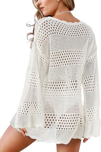 Buauty Womens Swimsuit Coverup Crochet Swim Cover Ups Bikini Bathing Suits Swimwear 2026 Summer Beach Dress Vacation Outfits in Saudi Arabia