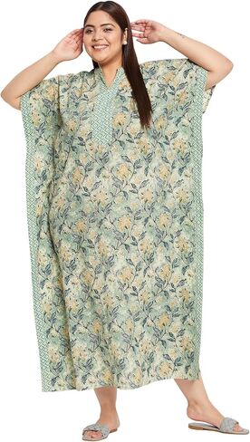 فستان قفطان نسائي من Gypsie Blu مقاس كبير، فستان سهرة كيمونو لتغطية فساتين ماكسي لملابس الحفلات in Kuwait