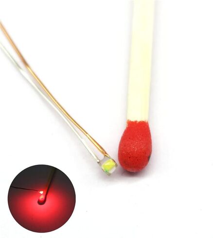 125 قطعة من أسلاك التوصيل السلكية الصغيرة الملحومة مسبقًا من Bowerful مزيج SMD Led 0603 + مقاوم متعدد جديد in Kuwait