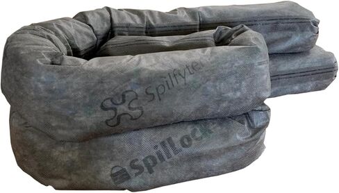 NPS Spill Control | Mildew-Resistant Absorbent Sock | Water Absorbing Snake, 3" x 48", 52-Gal Absorbency, Pack of 30, 30GS34 in Saudi Arabia