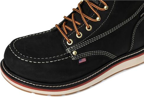 KEEN Utility Mens Liberty 6" Waterproof Boots (Carbon Toe), Black/Gum 10 Medium in Saudi Arabia
