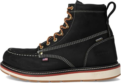KEEN Utility Mens Liberty 6" Waterproof Boots (Carbon Toe), Black/Gum 10 Medium in Saudi Arabia