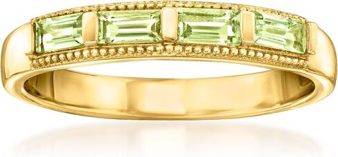 Ross-Simons 0.50 ct. t.w. Peridot Ring in 18kt Gold Over Sterling in Saudi Arabia