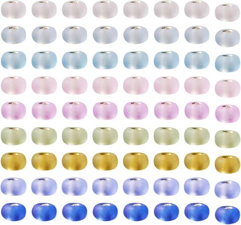 1500Pcs 4mm Lampwork Rondelle Beads 20 Colors Crystal Pony Beads Pastel Seed Beads Bulk for Crafts DIY Friendship Bracelets Earring Beading Jewelry Making Supplies in Saudi Arabia