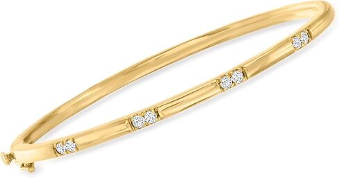 روس سيمونز 0.33 قيراط. t.w. سوار Diamond Station Bangle من الذهب عيار 18 قيراطًا فوق الجنيه الاسترليني in Saudi Arabia