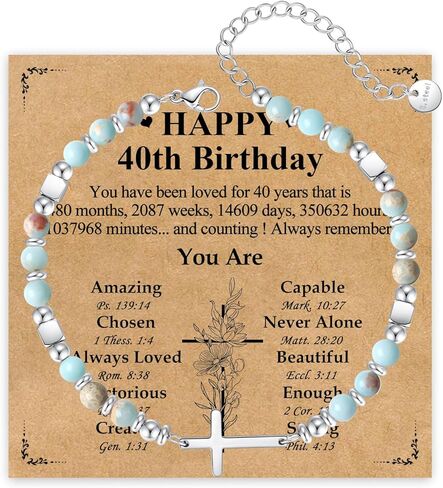 Cross Bracelet for Women, Christian Gifts for Women Her Confirmation Baptism Easter Gifts, Unique Gift for Friends Daughter Mom Sister in Christ Niece on Birthday Christmas in Saudi Arabia