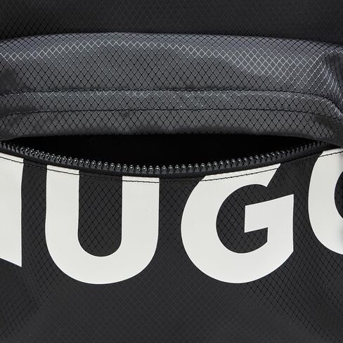 HUGO، حقيبة ظهر Shaun Big Logo Day، أسود سمك السلور، مقاس واحد in Saudi Arabia