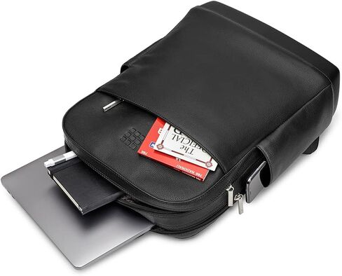 Moleskine Leather Professional Backpack, Classic, Black in Saudi Arabia