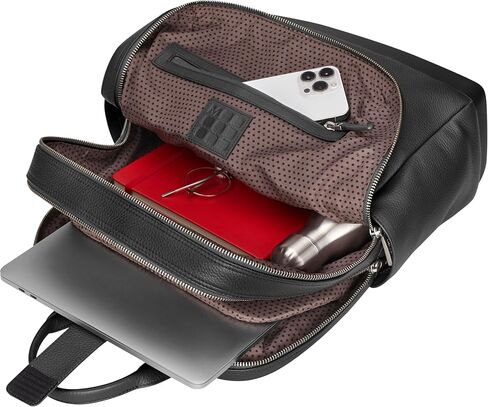 Moleskine Leather Professional Backpack, Classic, Black in Saudi Arabia