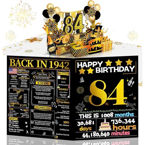 Joycard 15th Birthday Card for Girl Boy, 3D Pop Up Happy Birthday Gift for Daughter Son, Funny 15 year old Birthday Decorations for Grandson Granddaughter, Back in 2010 Laser Gold Retro Theme in Saudi Arabia
