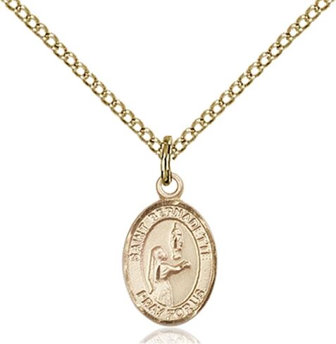 14KT Gold Filled Catholic Patron Saint Petite Charm Medal, 1/2 Inch in Saudi Arabia