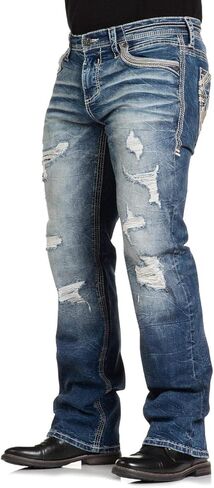 Affliction Men's Denim Jean Blake Bouder Inseam 34" in Saudi Arabia