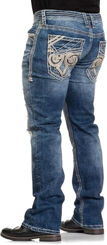 Affliction Men's Denim Jean Blake Bouder Inseam 34" in Saudi Arabia