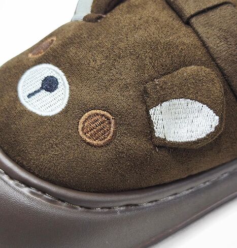 Bear Slippers for Women Plush Slippers Winter Cute Fuzzy House Slides Warm Shoes Sandals Indoor Outdoor in Saudi Arabia