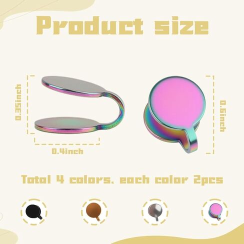 4 Pairs Pressure Earrings for Keloid, Stainless Steel Non-Pierced Round Compression Earring, Adjustable Clip Earring Compression Keloid Earrings Pressure Clip Compression's Earring's for Keloids in Saudi Arabia
