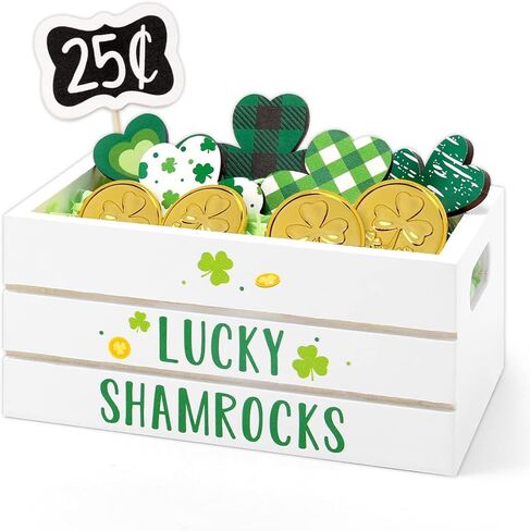 Huray Rayho Christmas Table Decor Tiered Tray Centerpiece with Mini Pink Christmas Tree Snowflake Candy Cane Basket Wooden Crate Set I'm Dreaming of A Pink Christmas Home Decorations Gifts for Women in Kuwait