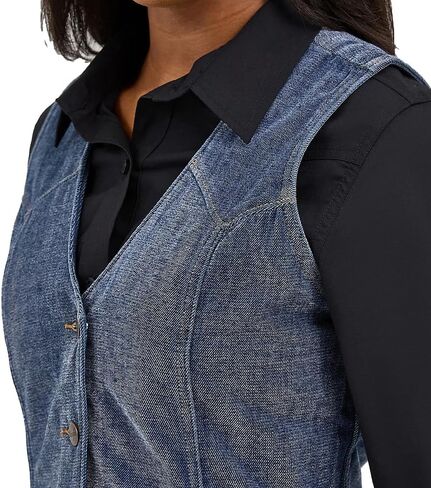 Wrangler Women's Retro Party Denim Vest in Saudi Arabia