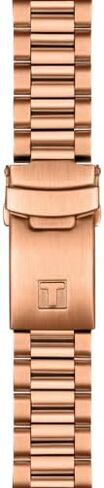 Tissot PR516 Chronograph, Swiss Quartz Watch for Men, Stainless Steel Case and Bracelet with Rose Gold PVD Coating, 41mm, T1494173305100 in Saudi Arabia