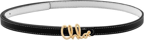 LJCZKA Women Skinny Reversible Belts for Jeans Dress Coats,Adjustable Thin Waist Leather Belt for Ladies with Gold Buckle in Saudi Arabia