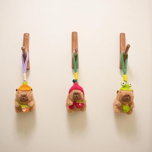 Capybara Plush Keychain Cute Capybara Stuffed Animal Gift Capybara Pendant for Backpack Charm Birthday Gift Stocking Stuffers in Saudi Arabia