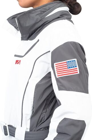 Costume Agent NASA Ski Suit One Piece Waterproof Windproof Insulated Snowboard Men's Women's Jumpsuit in Saudi Arabia