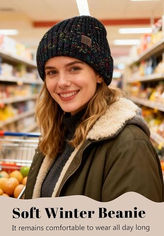 Zando Satin Beanie Hats for Women & Men - Warm Winter Hats Fashionable Knit Beanies Skull Chemo Caps for Outdoor Daily Wear in Saudi Arabia