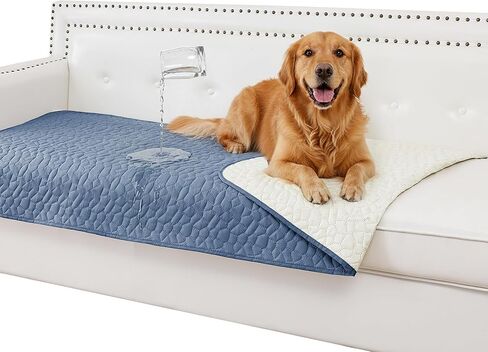 Waterproof Dog Blanket, Washable Anti-Slip Pet Couch Covers for Sofa,Pet Hair Resistant Blankets Bed Chair Furniture Couch Protector for Dogs-30x70,Darkgrey in Saudi Arabia