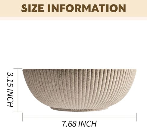 Decorative bowl， 7.7" key bowl for entryway coffee table decor,Modern Handicraft Bowls for Home Decor, Ruffle Decor in Kuwait