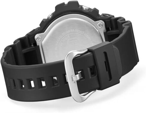 ساعة كاسيو DW6900UB-9 للرجال منبه أسود كلاسيكي كرونوغراف ذهبي وشاشة G Shock in Saudi Arabia