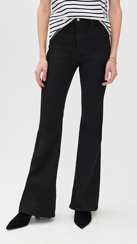 DAZE Women's Sunset Flare High Rise Flare Jeans in Saudi Arabia