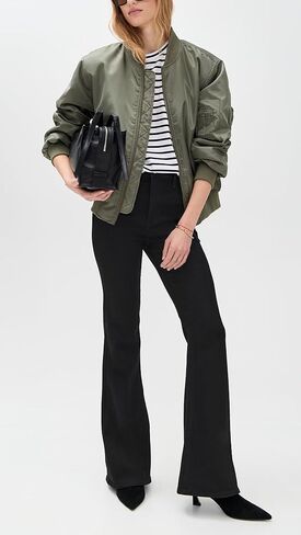 DAZE Women's Sunset Flare High Rise Flare Jeans in Saudi Arabia