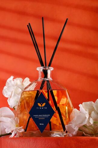 Luxury Reed Diffuser - 23.67 FL OZ - 700 ML - Home Fragrance - Odor Eliminator - Scent Diffuser - Reed Diffuser for Bathroom - Gift Luxury Diffuser -Home Decor Fragrance - Crystal Bottle in Saudi Arabia