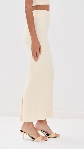 تنورة نسائية من WARDROBE.NYC ذات عمود محبوك in Saudi Arabia