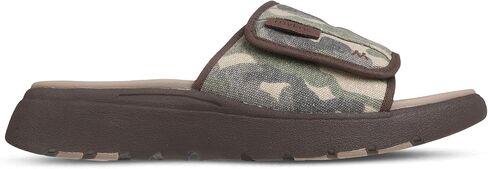 mykos Men's Gill Canvas Hook & Loop Slide Sandal - Comfortable, Casual Summer Footwear for Travel and Casual Wear in Saudi Arabia